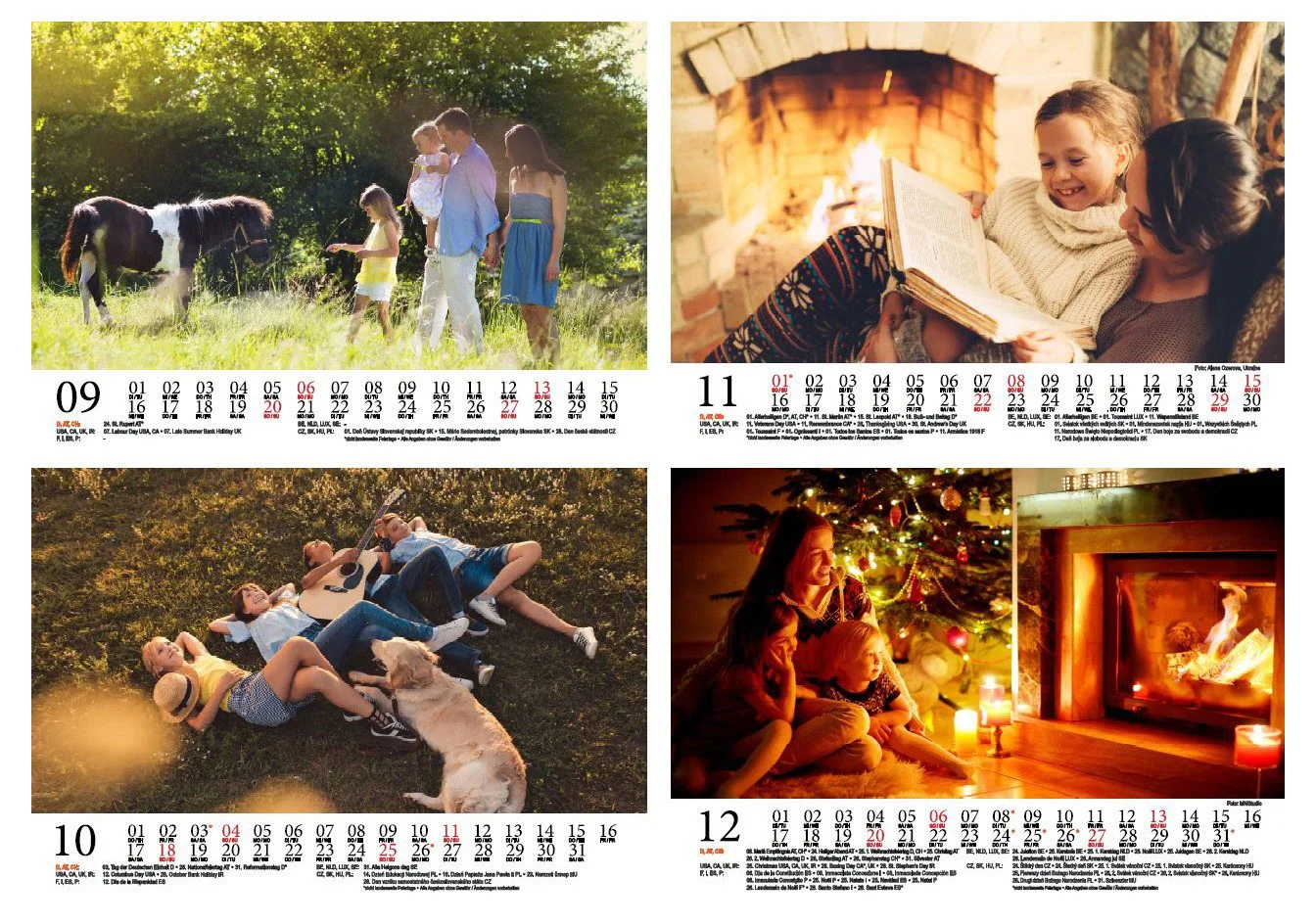 Seelenzauber Wandkalender „Familienzauber 2026“ – DIN A5